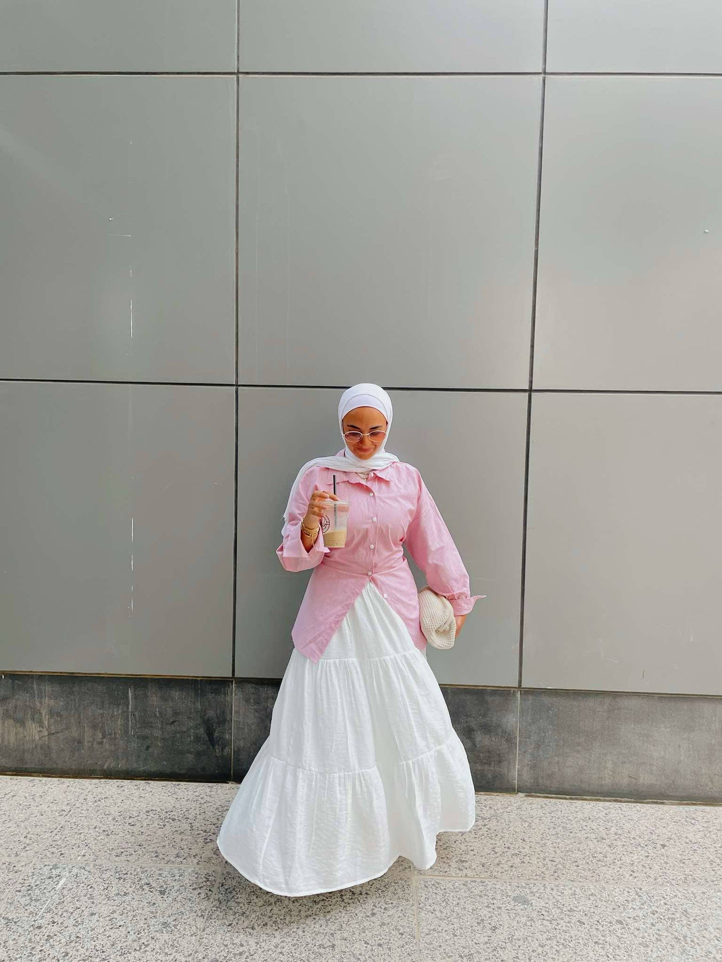 White Serene Skirt with it's lining