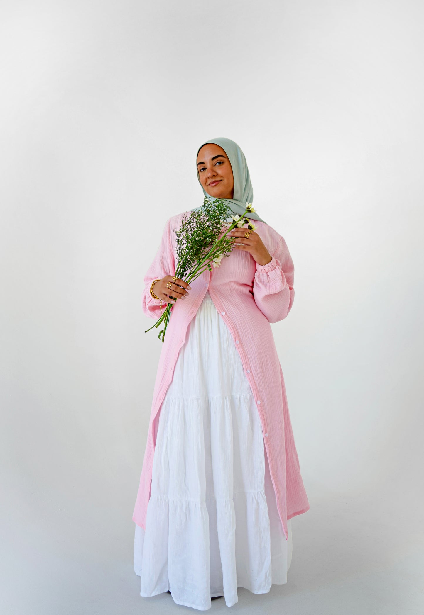 White Serene Skirt with it's lining