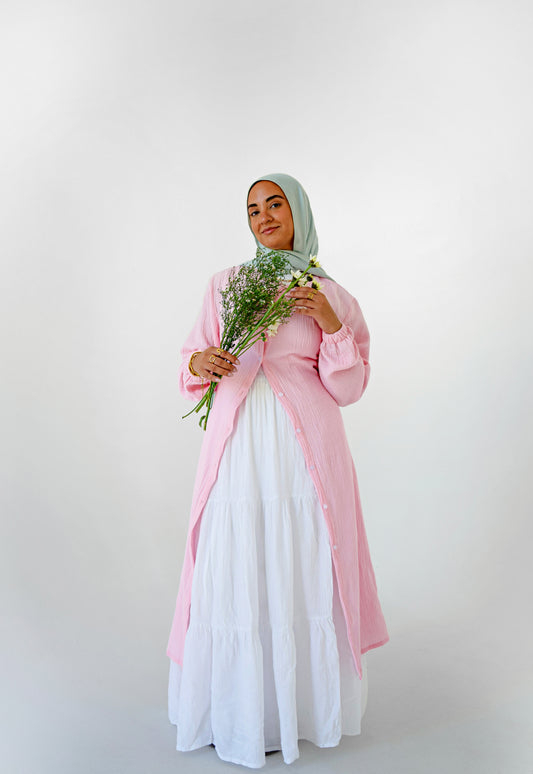 White Serene Skirt with it's lining