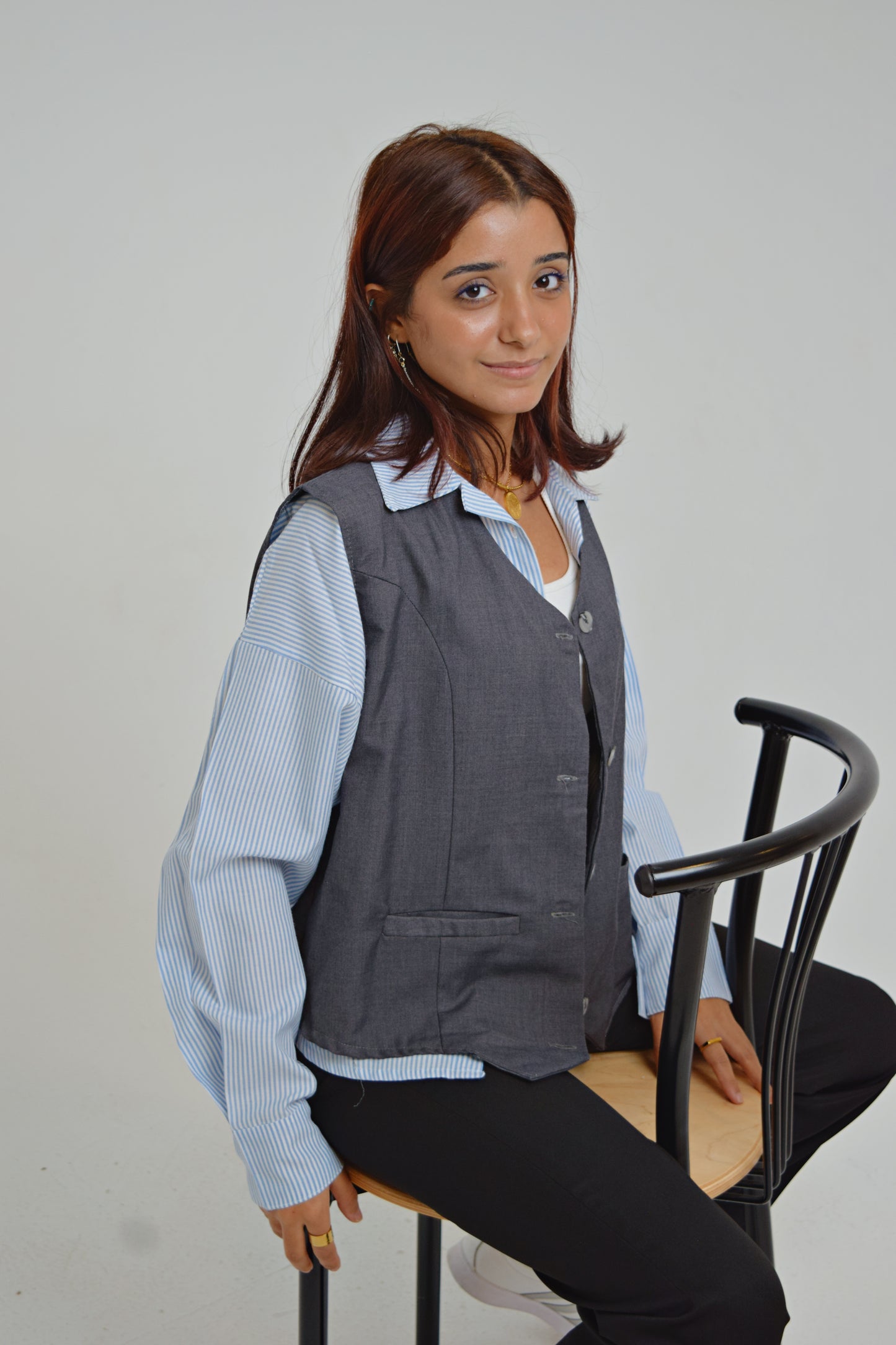 Grey Elegant vest