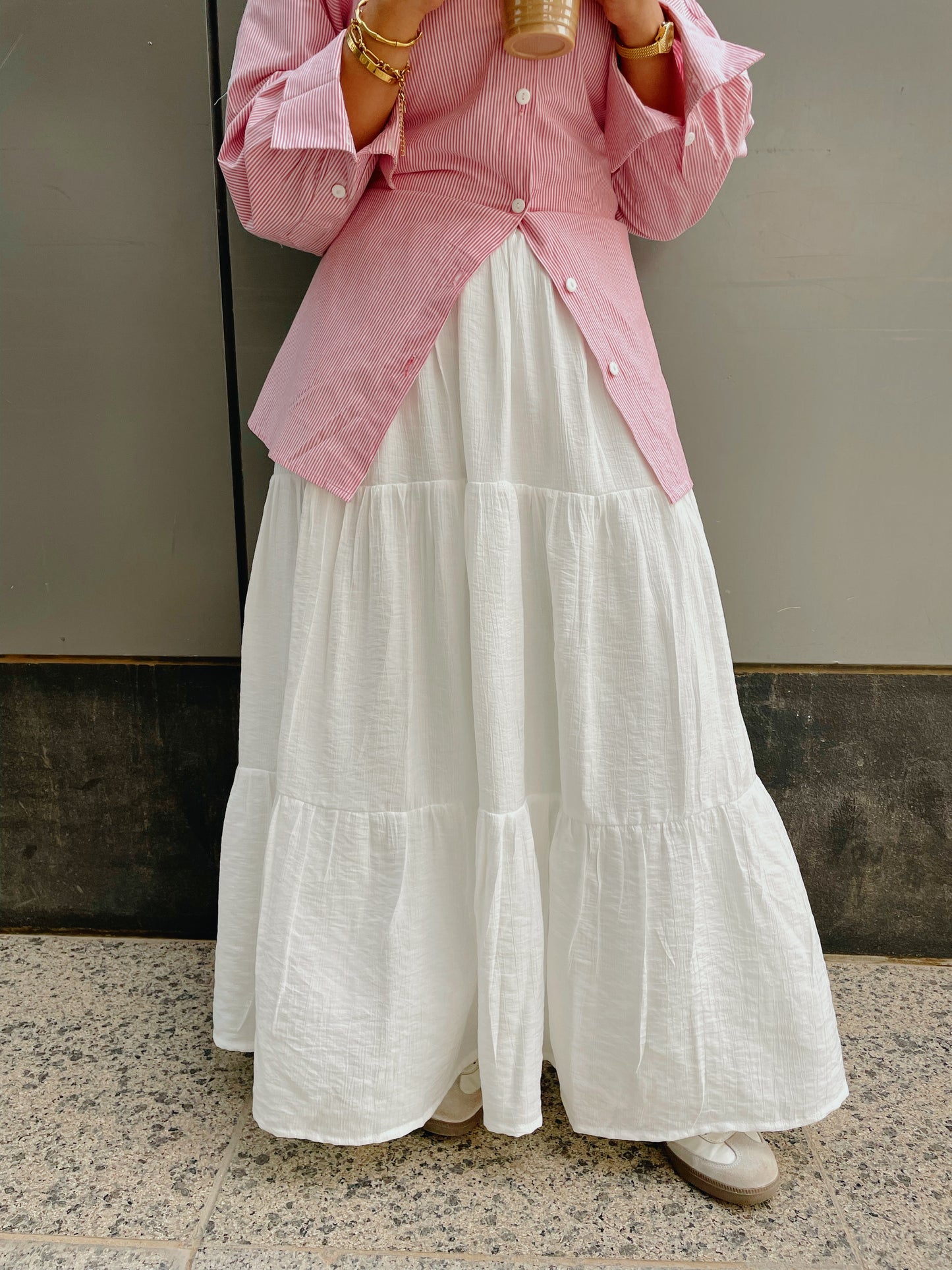 White Serene Skirt with it's lining
